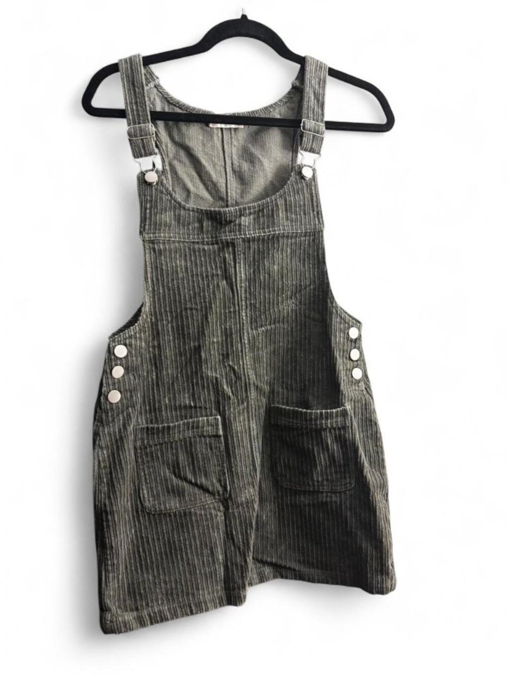 Altar’d State Dark Green Corduroy Pinafore Dress